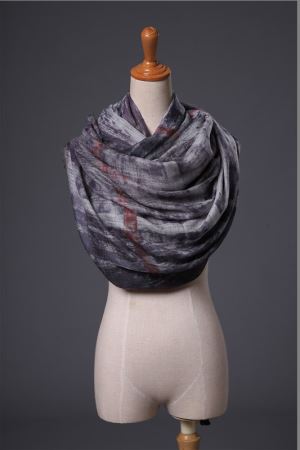 μαλλί και κασμίρ κασκόλ Προσαρμοσμένη οθόνη εκτύπωσης μαλλί κασμίρι κασκόλ Factory Direct Κίνα