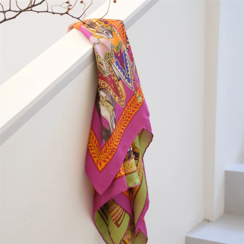 Double-faced Printing Luxury Scarf